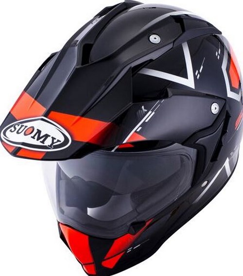SUOMY Enduro full face helmet MX TOURER visor included, Color: ROAD ORANGE  | MX TOURER